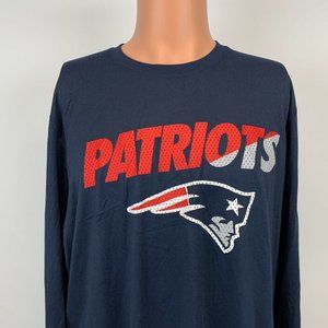 New Nike New England Patriots NFL Equipment Dri Fit Training T Shirt NFL XL